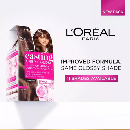 L'Oréal Paris Casting Crème Gloss Hair Color With Glycolic Gloss Complex Hair Color