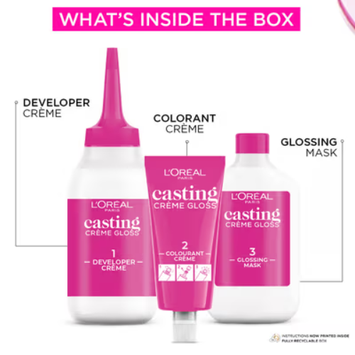 L'Oréal Paris Casting Crème Gloss Hair Color With Glycolic Gloss Complex Hair Color