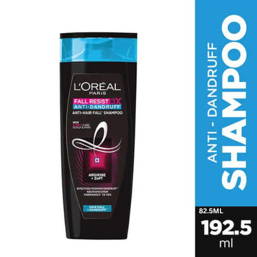 L'Oreal Paris Fall Resist 3X Arginine and ZnPT Anti-Dandruff Anti-Hair Fall Shampoo