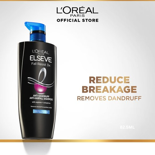 L'Oreal Paris Fall Resist 3X Arginine and ZnPT Anti-Dandruff Anti-Hair Fall Shampoo