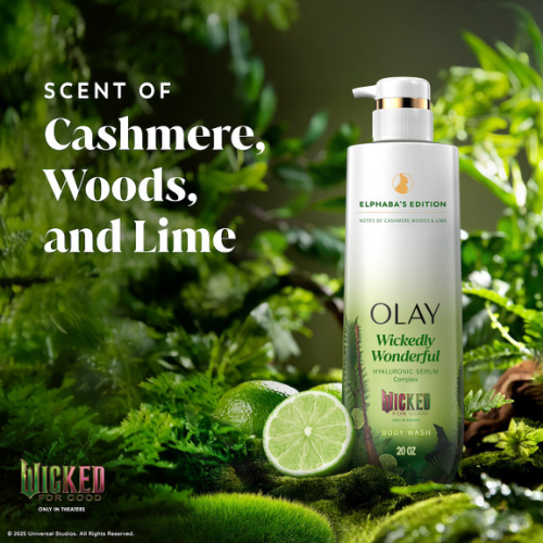Olay Limited Edition Serum Body Wash, Wickedly Wonderful, 20 fl oz, Elphaba's Edition Hydrating Body Wash