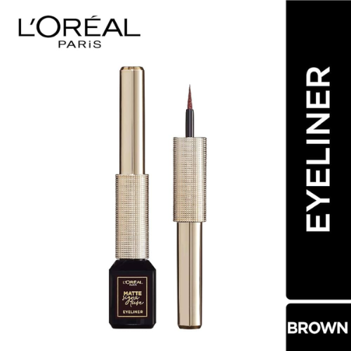 L'Oréal Paris Eye Liner, Ultra-Precise Tip, Waterproof, Fade-Proof and Smudge-proof, Matte Signature