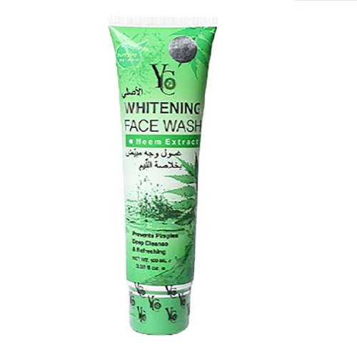 YC Whitening Neem Extract Acne Face Wash – Prevent Pimples, Deep Cleanse & Refreshing | 100 ml | Unisex