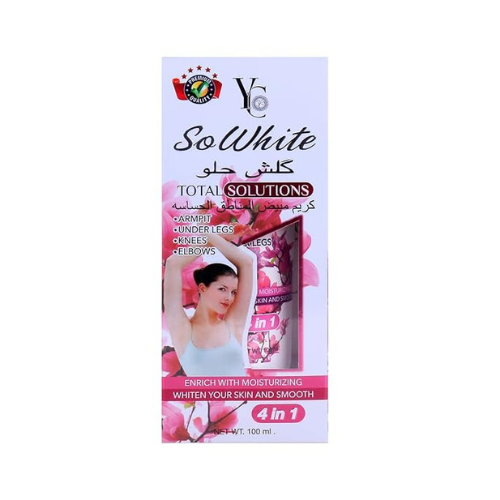 YC So White Total Solutions Cream – Moisturizing & Skin Whitening Care | 100 ml