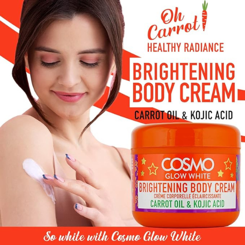 Cosmo Brightening Body Cream with Carrot Oil & Kojic Acid (300g)