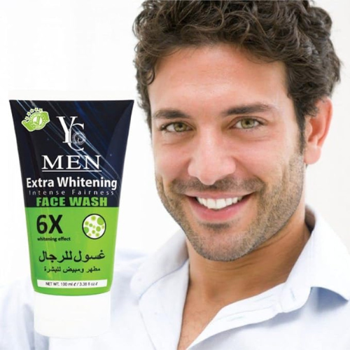 YC Men Extra Whitening Intense Fairness Face Wash – Oil Control & Brightening Cleanser | 100 ml