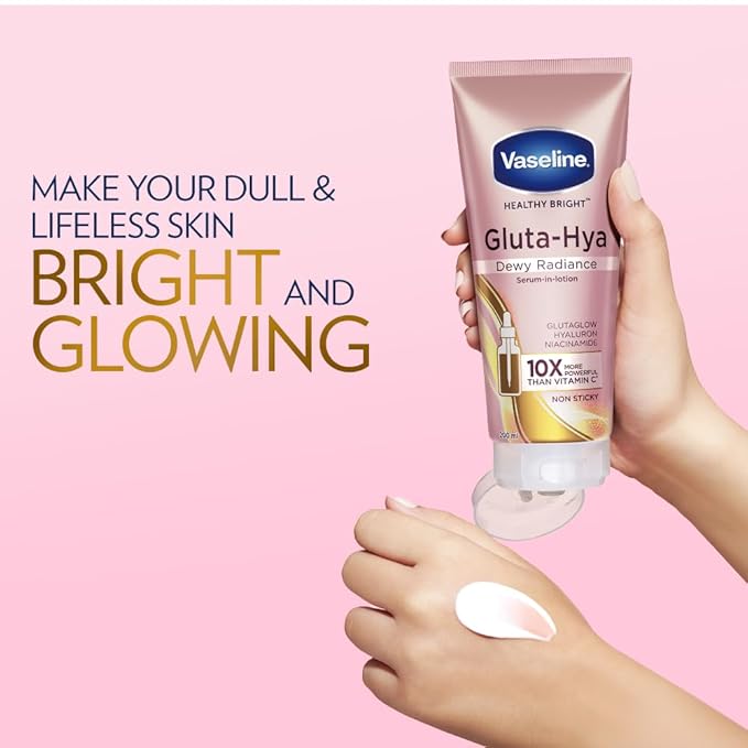 Vaseline Gluta-Hya Dewy Radiance Lotion for Face & Body