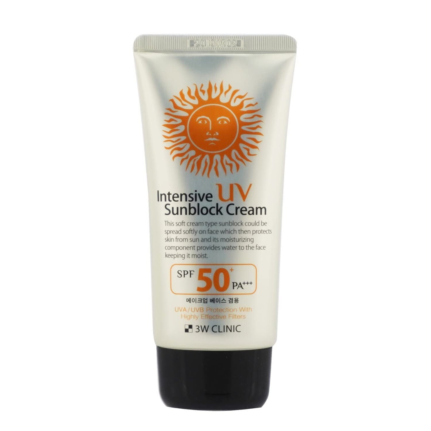 Dodo 3W Clinic Intensive UV Sunblock Cream SPF50+/PA+++ (70ml)