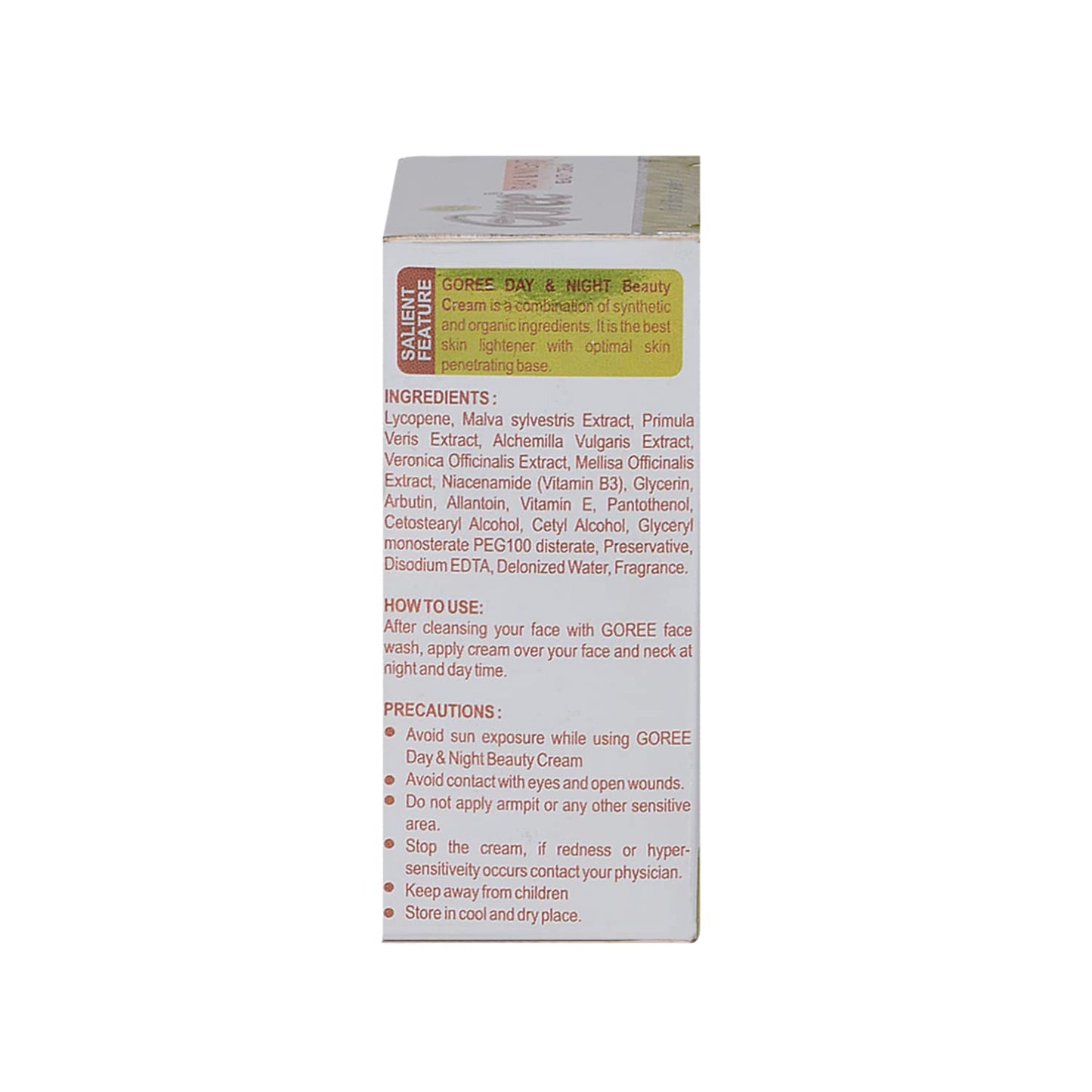 Goree Day & Night Face Cream – Total Fairness System
