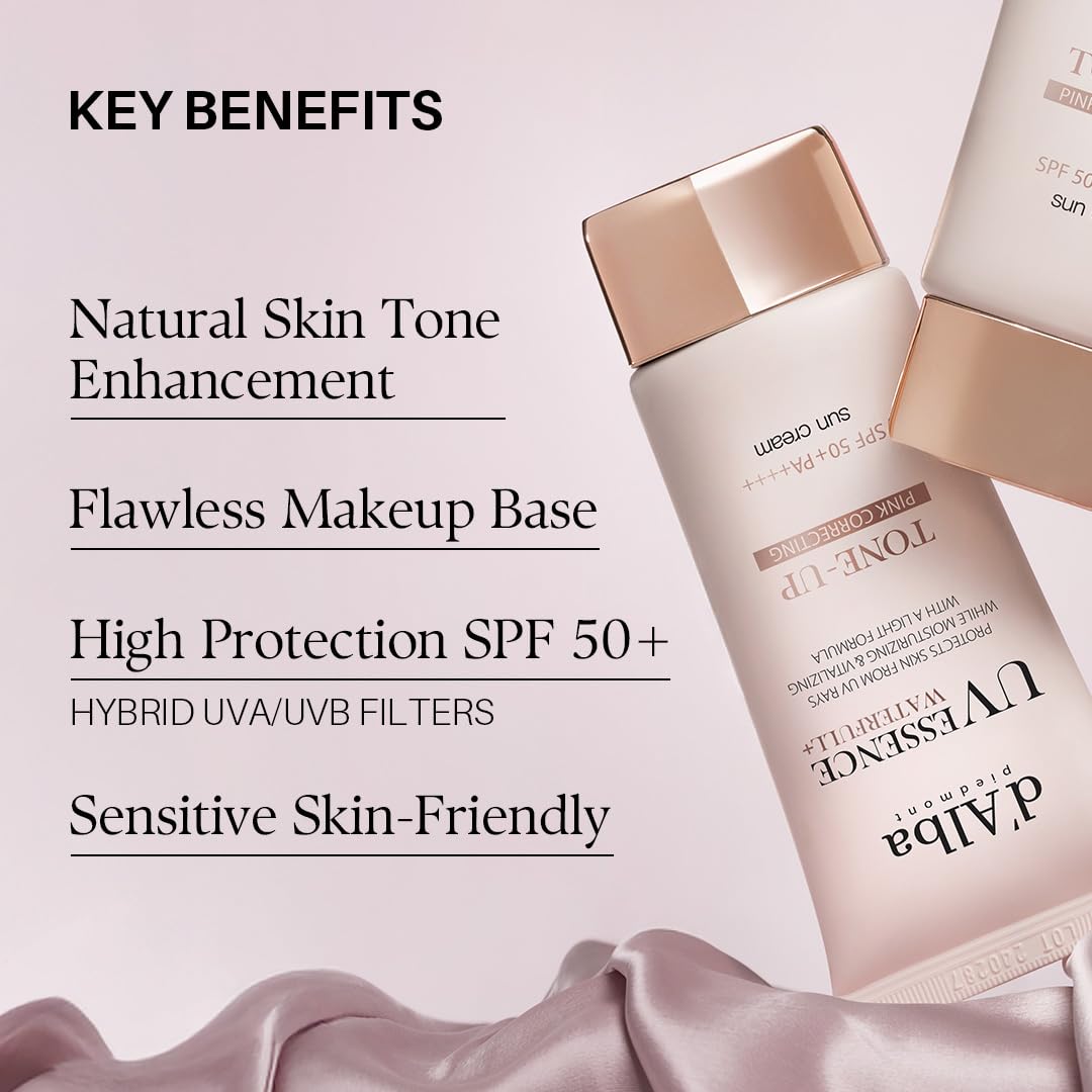 d’alba Piedmont Italian White Truffle Waterfull Tone‑Up Sunscreen Serum SPF 50+ PA++++ – 50 mL