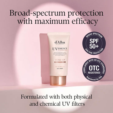 d’alba Piedmont Italian White Truffle Waterfull Tone‑Up Sunscreen Serum SPF 50+ PA++++ – 50 mL