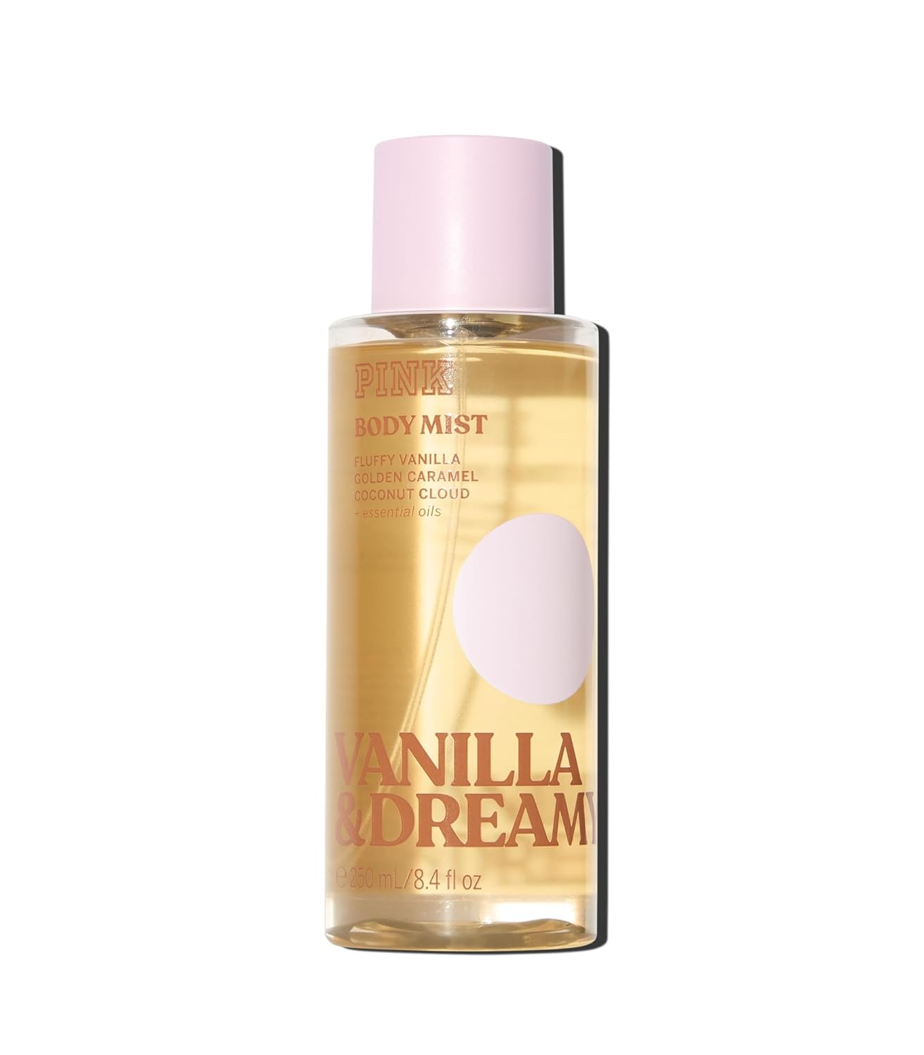 Victoria's Secret PINK Vanilla & Dreamy Body Mist, Notes of Coconut & Caramel