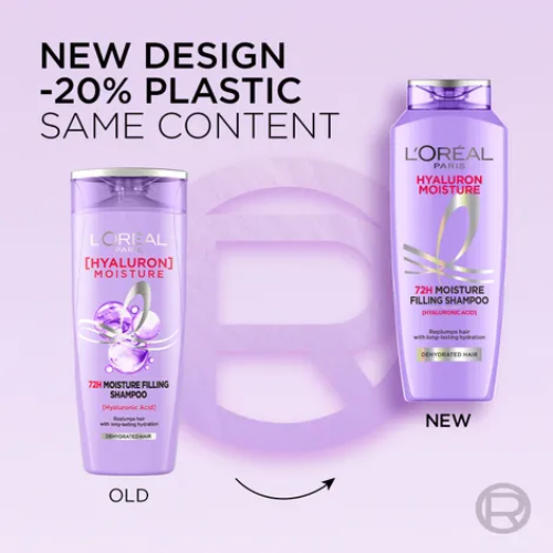 L'ORÉAL PARIS HYALURON MOISTURE 72H MOISTURE FILLING SHAMPOO (180ml)