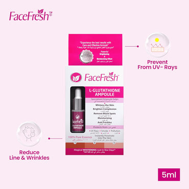 Face Fresh Ampoules – Whitening & Brightening Skincare Treatment (10 x 2ml)