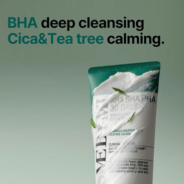 Some By Mi AHA, BHA, PHA 30 Days Miracle Acne Clear Foam | Deep Cleansing & Acne Care (100ml)