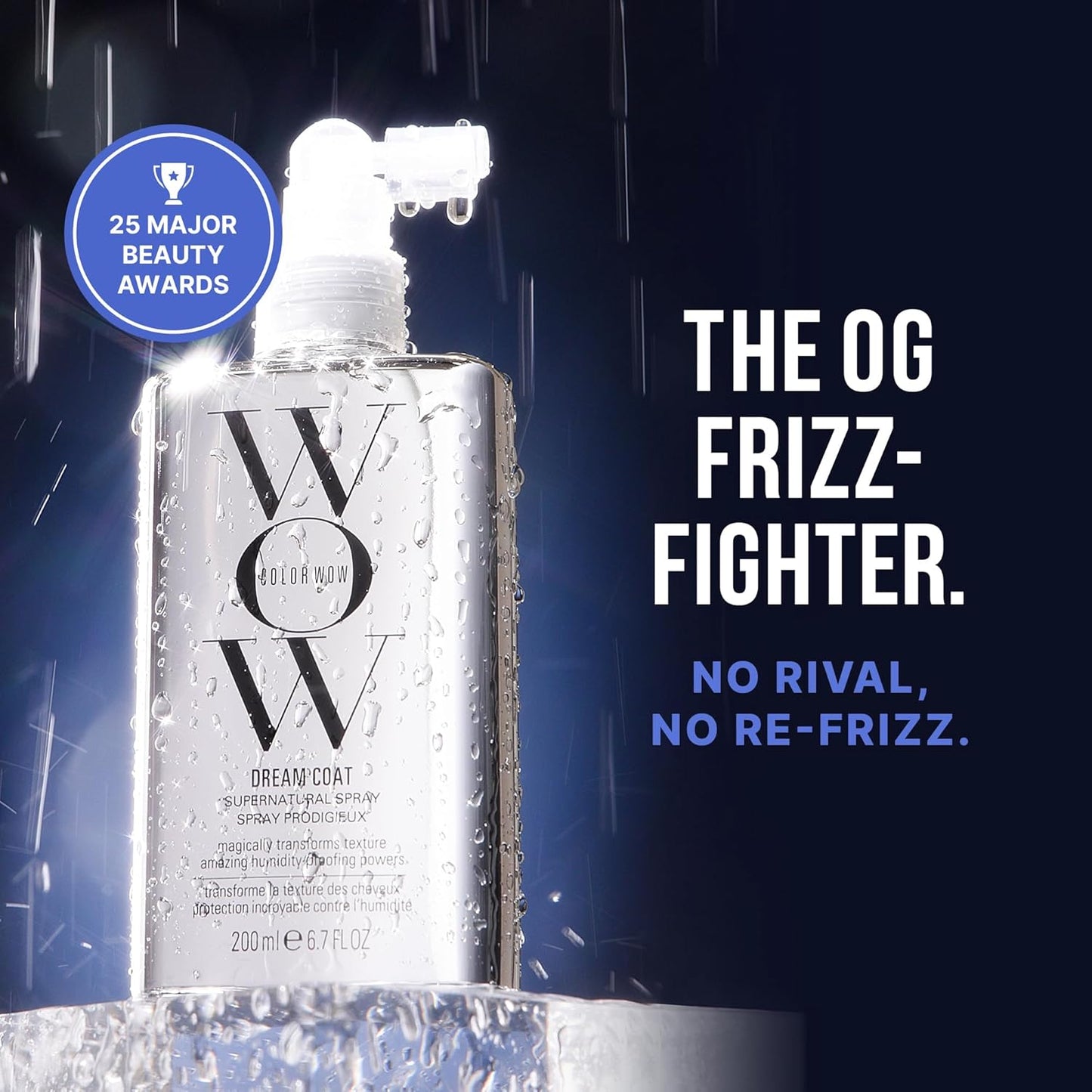 Color Wow Dream Coat Supernatural Spray Slays Humidity And Prevents Frizz, 6. 7 Fl. Oz.