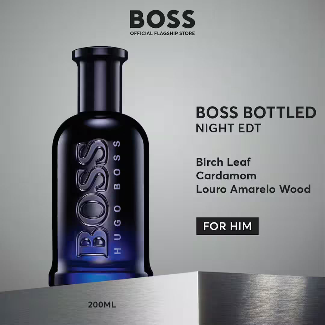 Hugo Boss Bottled Night Eau de Toilette for Men – 200ml