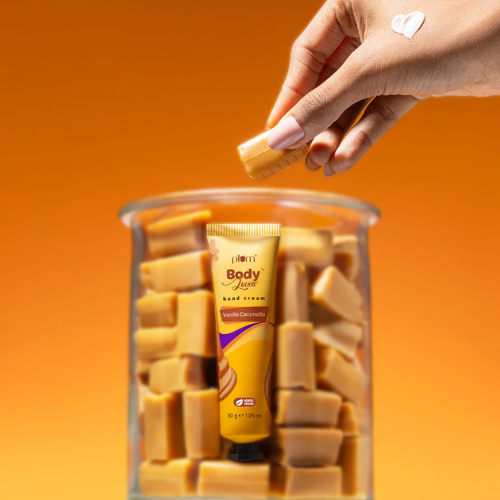Plum Vanilla Caramello Hand Cream by Plum Body Lovin 30g