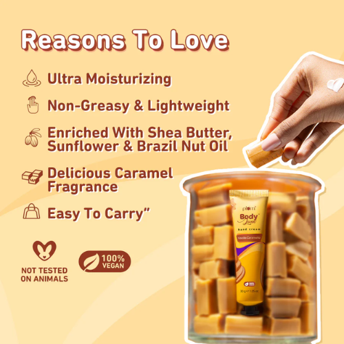 Plum Vanilla Caramello Hand Cream by Plum Body Lovin 30g