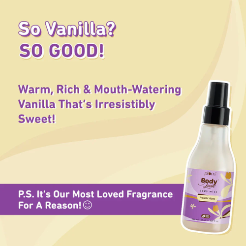 Plum Vanilla Vibes Body Mist by Plum BodyLovin 150ml