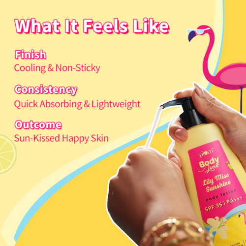 Plum Lily Miss Sunshine Sunscreen Body Lotion SPF 35 PA+++ by Plum BodyLovin 200ml