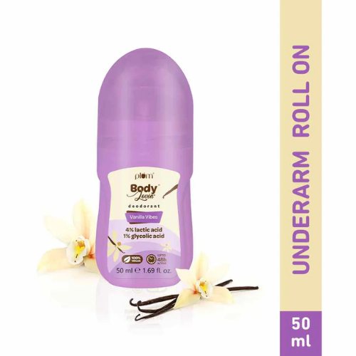 Plum Vanilla Vibes Deodorant Roll On by Plum BodyLovin 50ml