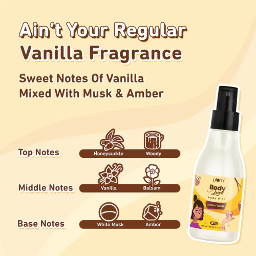 Plum Smokin' Vanilla Body Mist by Plum BodyLovin 150ml