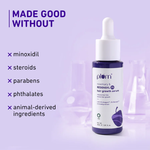 Plum Rosemary & 3% Redensyl Hair Growth serum 30ml