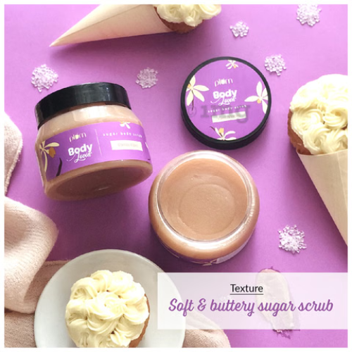Plum Vanilla Vibes Sugar Body Scrub by Plum BodyLovin' 100g