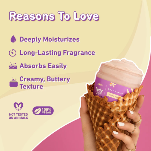 Plum Vanilla Vibes Body Butter by Plum BodyLovin 200g
