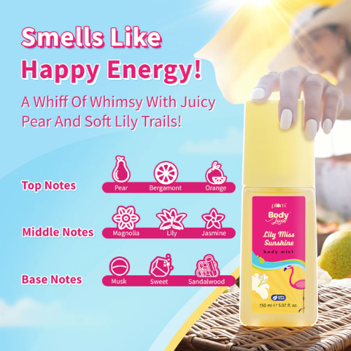 Plum Lily Miss Sunshine Body Mist by Plum BodyLovin 150ml