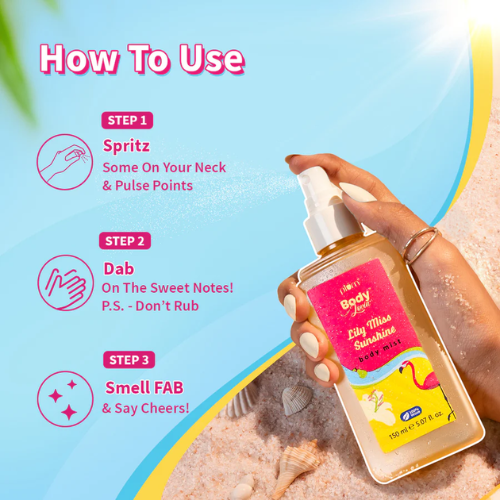 Plum Lily Miss Sunshine Body Mist by Plum BodyLovin 150ml