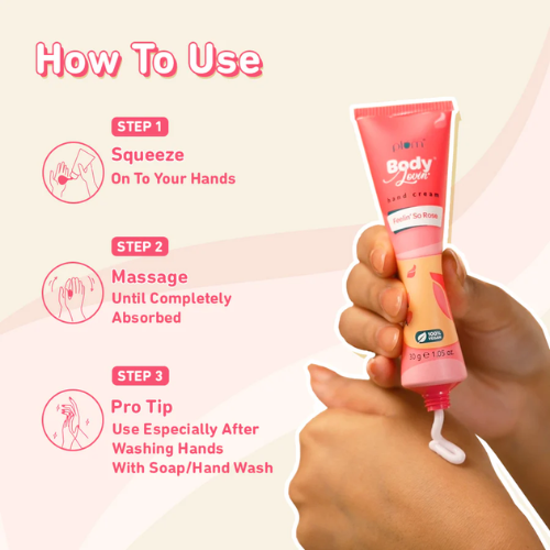 Plum Feelin' So Rose Hand Cream by Plum Body Lovin 30g