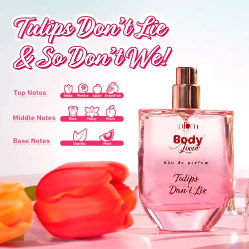 Plum Tulips Don't Lie Eau De Parfum (Perfume) by Plum BodyLovin 50ml