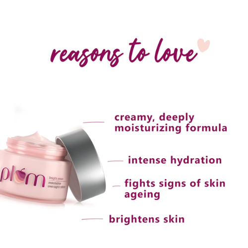 Plum Bright Years Restorative Overnight Crème 50ml