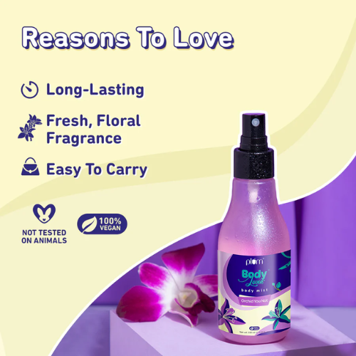 Plum Orchid-You-Not Body Mist by Plum BodyLovin 150ml