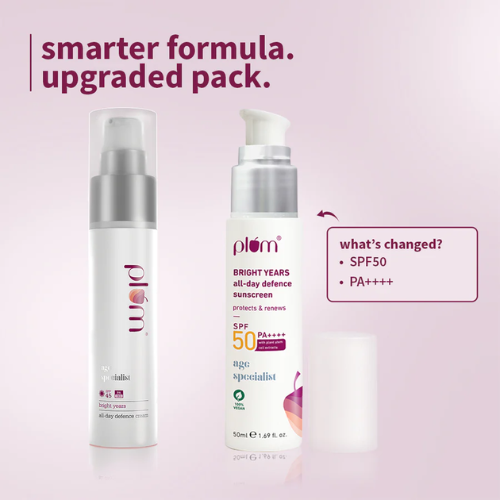 Plum Bright Years All-Day Defence SPF 45 Sunscreen for Mature Skin 45ml