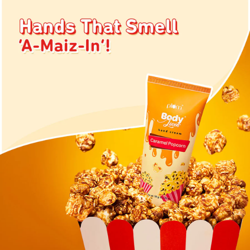 Plum Caramel Popcorn Hand Cream by Plum BodyLovin 50g