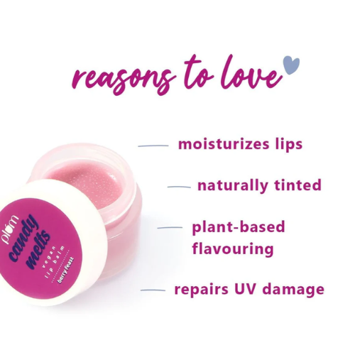 Plum Candy Melts Vegan Lip Balm | Berry Feast 12gm