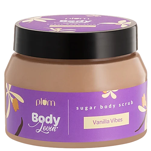 Plum Vanilla Vibes Sugar Body Scrub by Plum BodyLovin' 100g