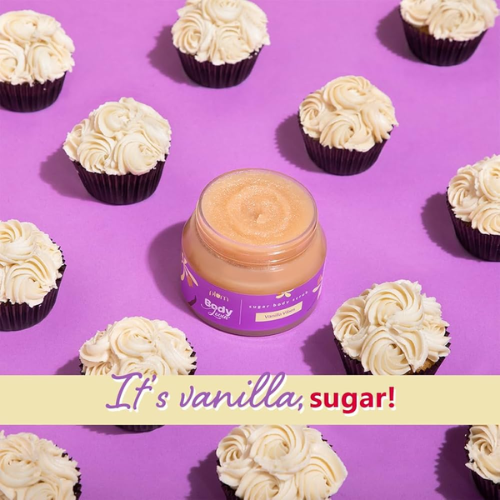Plum Vanilla Vibes Sugar Body Scrub by Plum BodyLovin' 100g