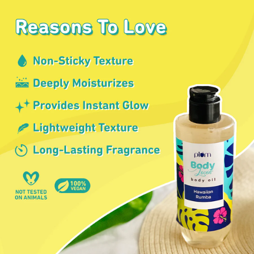 Plum Hawaiian Rumba Body Oil by Plum BodyLovin 200ml