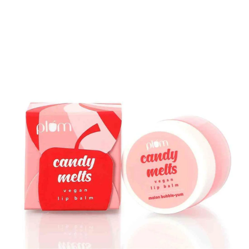Plum Candy Melts Vegan Lip Balm | Melon Bubble-Yum 12gm