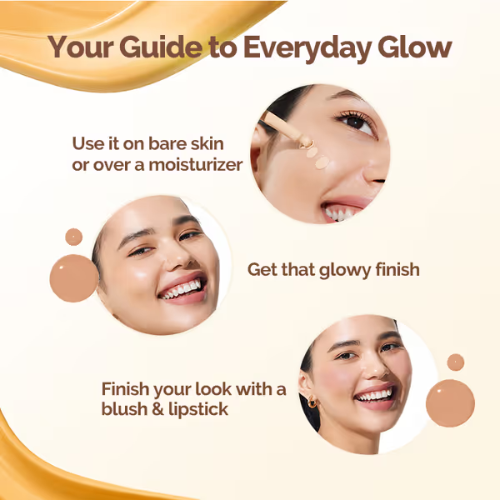 Mamaearth Hydra-Glow CC Serum with Vitamin C & Hyaluronic Acid – Honey – 30 ml