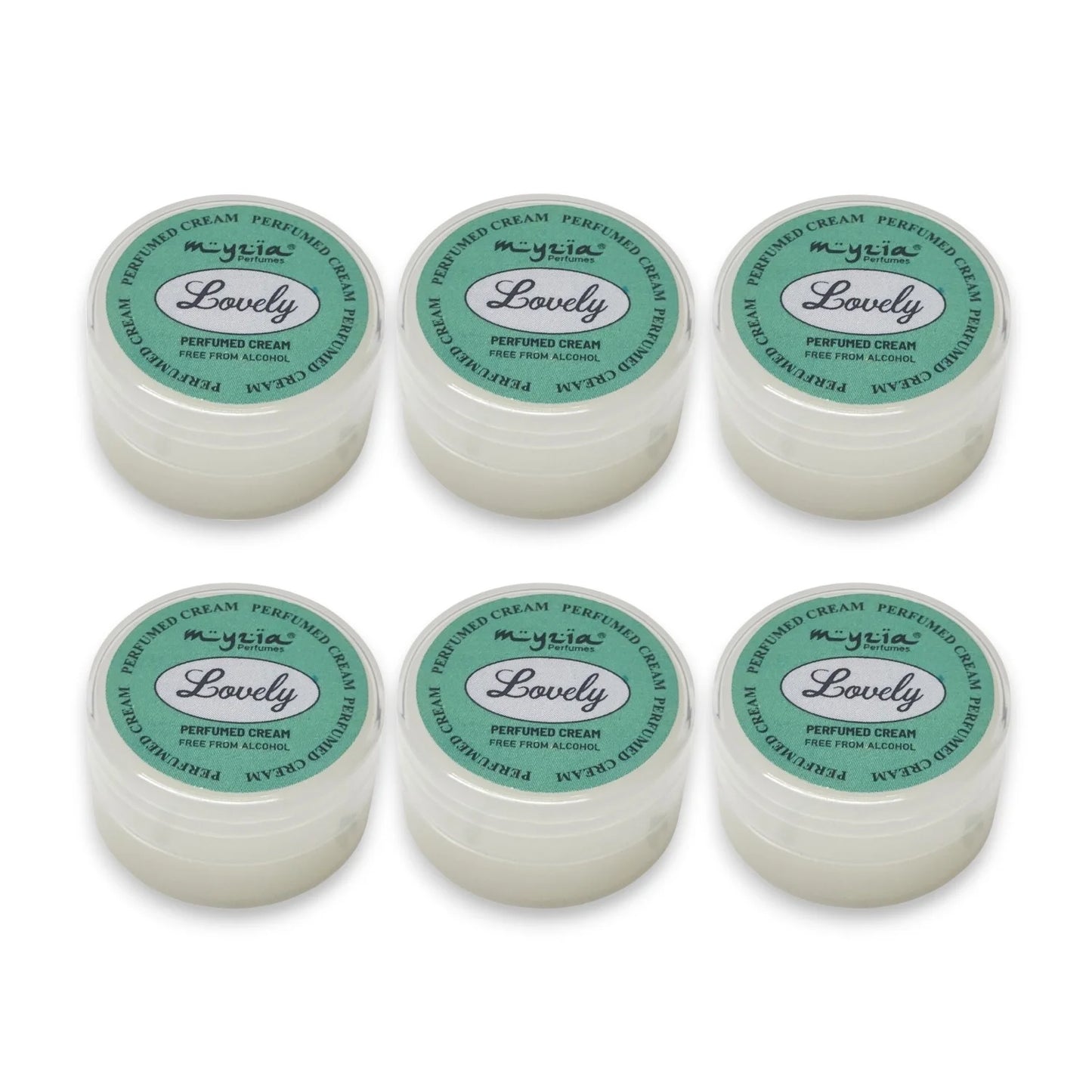 MyZia Lovely Perfumed Body Cream (Pack of 6)