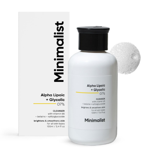 Minimalist Alpha Lipoic + Glycolic 7% Cleanser