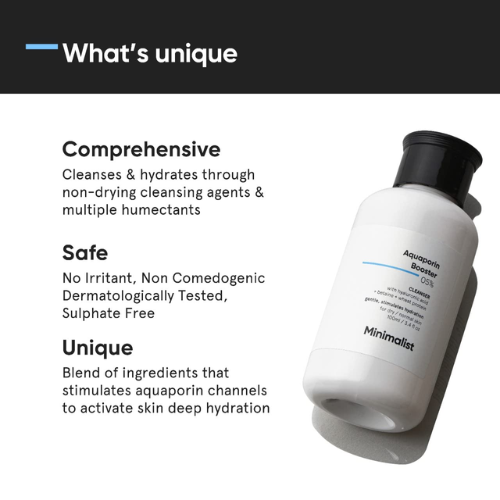 Minimalist Aquaporin Booster 5% Cleanser