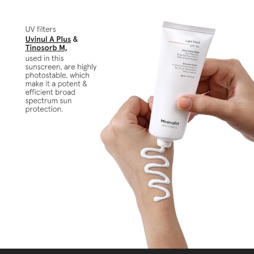 Minimalist Light Fluid SPF 50 Sunscreen