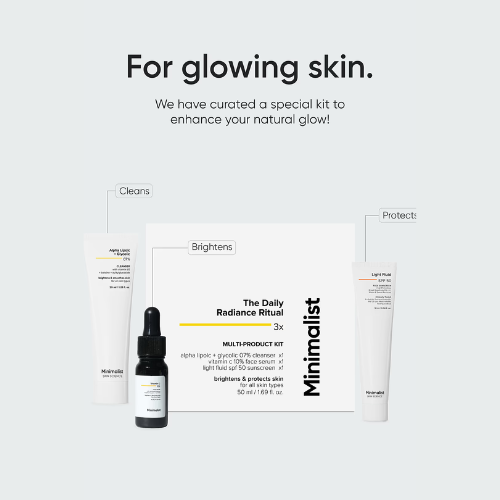 Minimalist The Daily Radiance Ritual 3x Kit 50ml