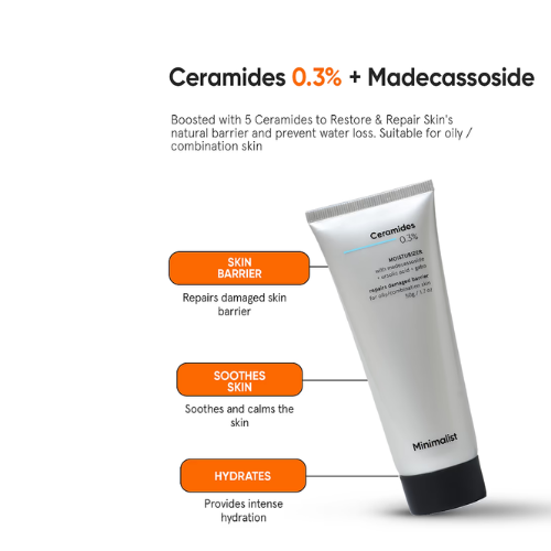 Minimalist Ceramides 0.3% + Madecassoside Moisturizer